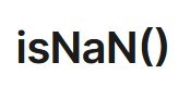 isnan