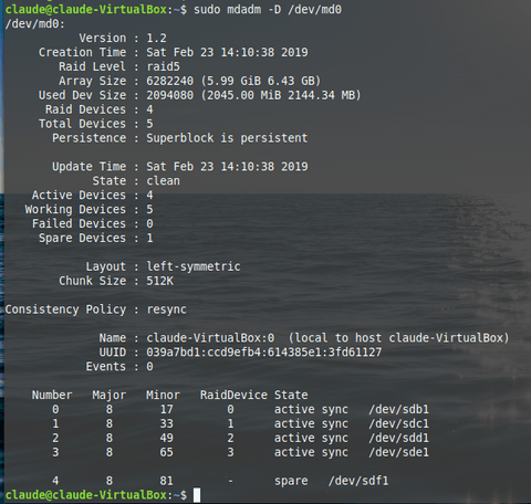 mdadm-D-raid_5-4disk-1spare