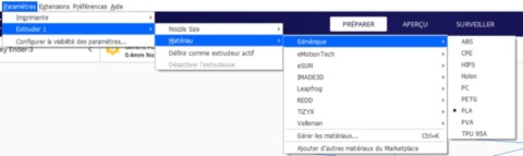 menu_parametre_extrudeur_materiau
